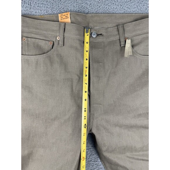 Levi's Men's 501 Original Shrink to Fit Jeans Men’s 38x32 Khaki Tan Button Fly - Picture 7 of 11